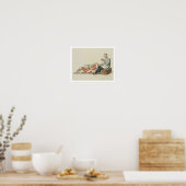 Poster Un libraire, plaque 6 de 'Le Costume de Chine', (Cuisine)