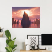 Poster Un lieu de pics (Bureau à domicile)