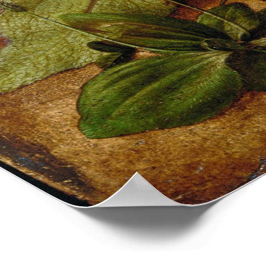 Poster Un lièvre dans la forêt par Hans Hoffmann (Coin)