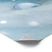 Poster Un lièvre mignon en hiver (Coin)