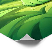 Poster Un Lion Cub Vert dans la Jungle (Coin)