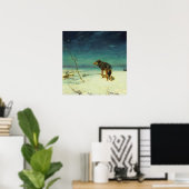 Poster Un loup solitaire Samotny Wilk (Bureau à domicile)