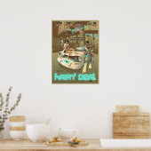 Poster Un marché poilu (Cuisine)