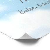 Poster "Un mari mieux vaut tard que jamais" Drôle de cout (Coin)