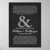 Poster Un Mariage argenté et gris s'affiche joyeusement a (Devant)