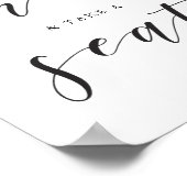 Poster Un Mariage moderne prend une photo et prend un siè (Coin)