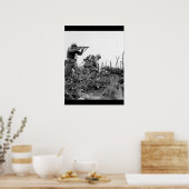 Poster Un Marine de la 1re Division Marine (Cuisine)