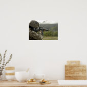 Poster Un Marine effectue des exercices (Cuisine)