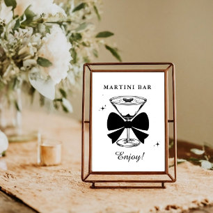 Poster Un Martini Un Peu Plus Ancien Martini Bar Annivers