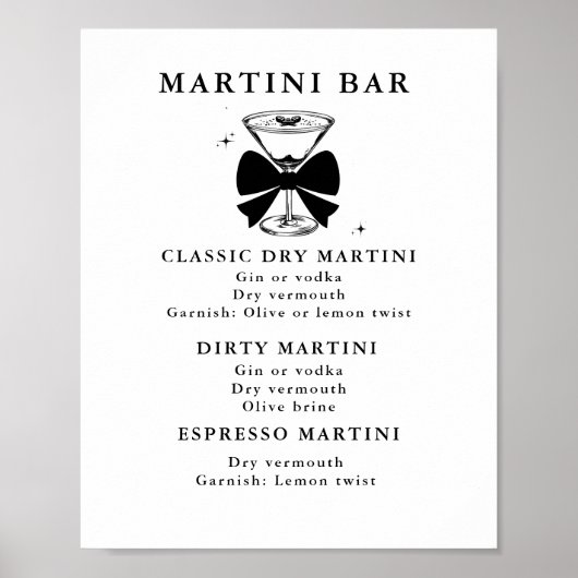 Poster Un Martini Un Peu Plus Ancien Martini Bar Annivers (Devant)