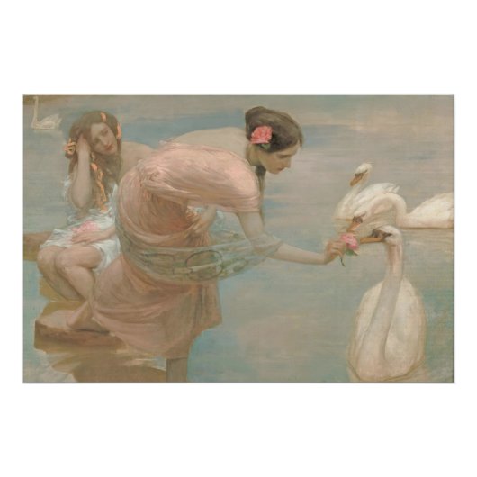 Poster Un matin d'été par Rupert Bunny (1897) (Devant)