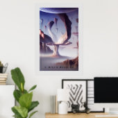 Poster Un Matin Foncé (Bureau à domicile)