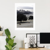 Poster Un matin glacé (Bureau à domicile)