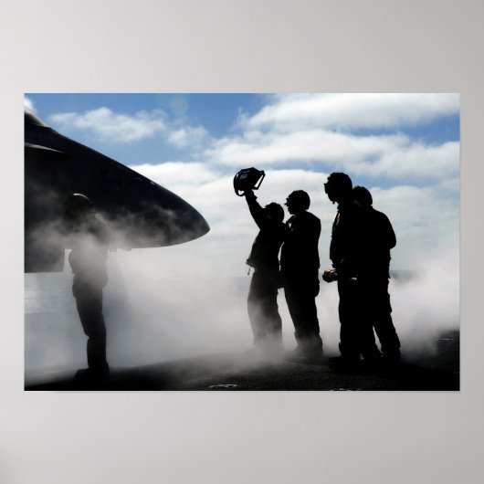 Poster Un membre d'équipage de conduite (Devant)