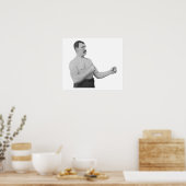 Poster Un Mème Homme Trop Manly (Cuisine)