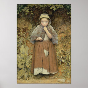 Poster Un mendiant sur le chemin, 1856