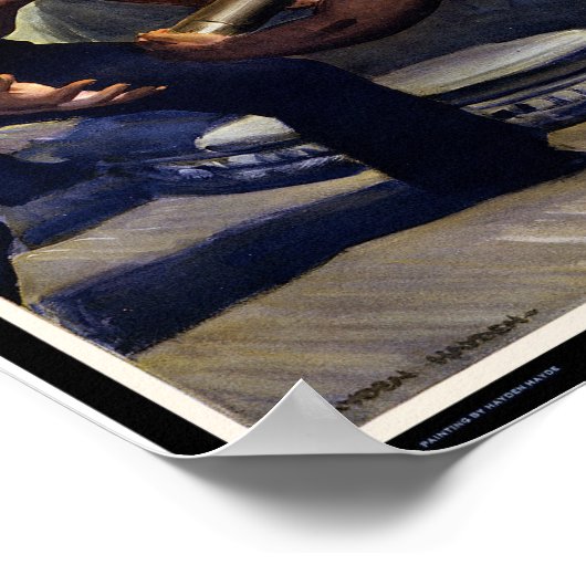 Poster Un message américain (Coin)