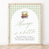 Poster Un Message Du Marché Des Agriculteurs Verts Dans U