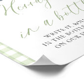 Poster Un Message Du Marché Des Agriculteurs Verts Dans U (Coin)