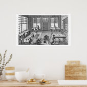 Poster Un meuble de l'atelier de la couche, de l'Encyclop (Cuisine)