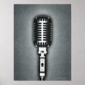 Poster Un microphone classique (Devant)