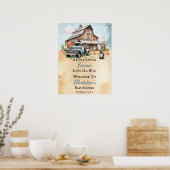 Poster Un Mignon Petit Agriculteur Est En Chemin De Baby (Cuisine)