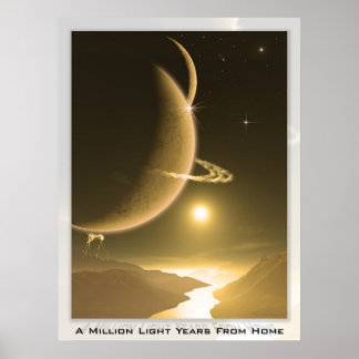 Poster Un million d'années-lumière à la maison