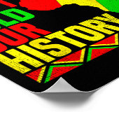 Poster Un mois ne peut contenir notre histoire Afro-Améri (Coin)
