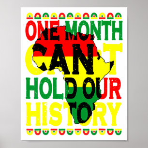 Poster Un Mois Ne Peut Contenir Notre Histoire Mois De L'