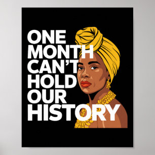 Poster Un mois ne peut pas contenir notre histoire Africa