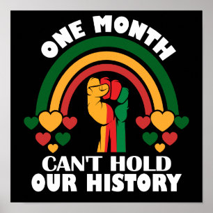 Poster Un mois ne peut pas retenir notre histoire