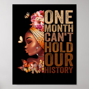 Poster Un mois ne peut pas tenir notre histoire Melanin A