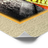 Poster Un moment de prière - Ethnique (Coin)