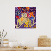 Poster "Un moment de réflexion" (Cuisine)