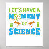 Poster Un Moment De Science S'Il Vous Plaît Silence Pun S (Devant)