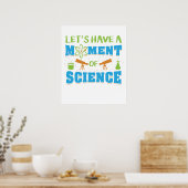 Poster Un Moment De Science S'Il Vous Plaît Silence Pun S (Cuisine)