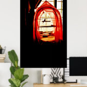 Poster Un moment tranquille (Bureau à domicile)