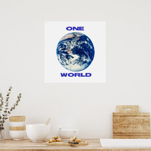 Poster UN monde (Cuisine)