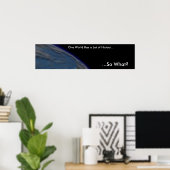 Poster Un monde a beaucoup d'histoire (Bureau à domicile)