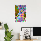 Poster Un monde de flammes (Bureau à domicile)