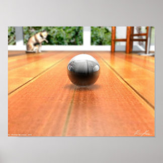 Poster Un monde de marbre - Couleur