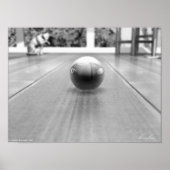 Poster Un monde de marbre - noir et blanc (Devant)