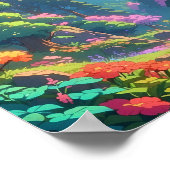 Poster Un Monde Lié À Explorer La Nature À Travers L'Anim (Coin)