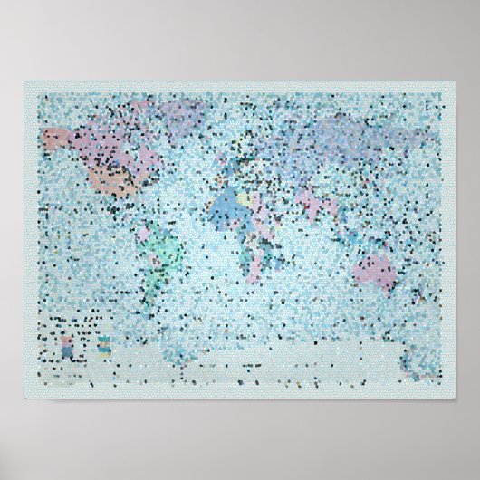 Poster Un monde magnifique - Carte (Devant)