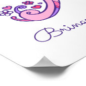 Poster Un monogramme d'art Asha Girls nom signifiant affi (Coin)