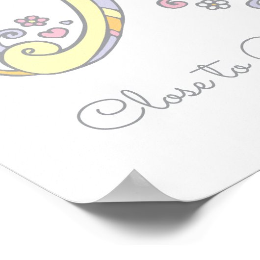 Poster Un monogramme d'art Les filles Amayah nom signifia (Coin)