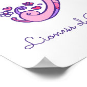 Poster Un monogramme d'art Les filles d'Ariel appellent u (Coin)