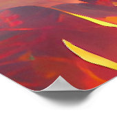 Poster Un monstre fidèle émerge d'une mer de flammes (Coin)