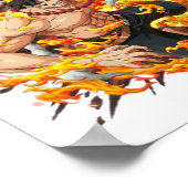 Poster Un morceau d'as et de luffy (Coin)