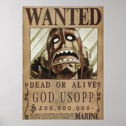 Poster Un morceau Recherché Dieu Usopp (Devant)